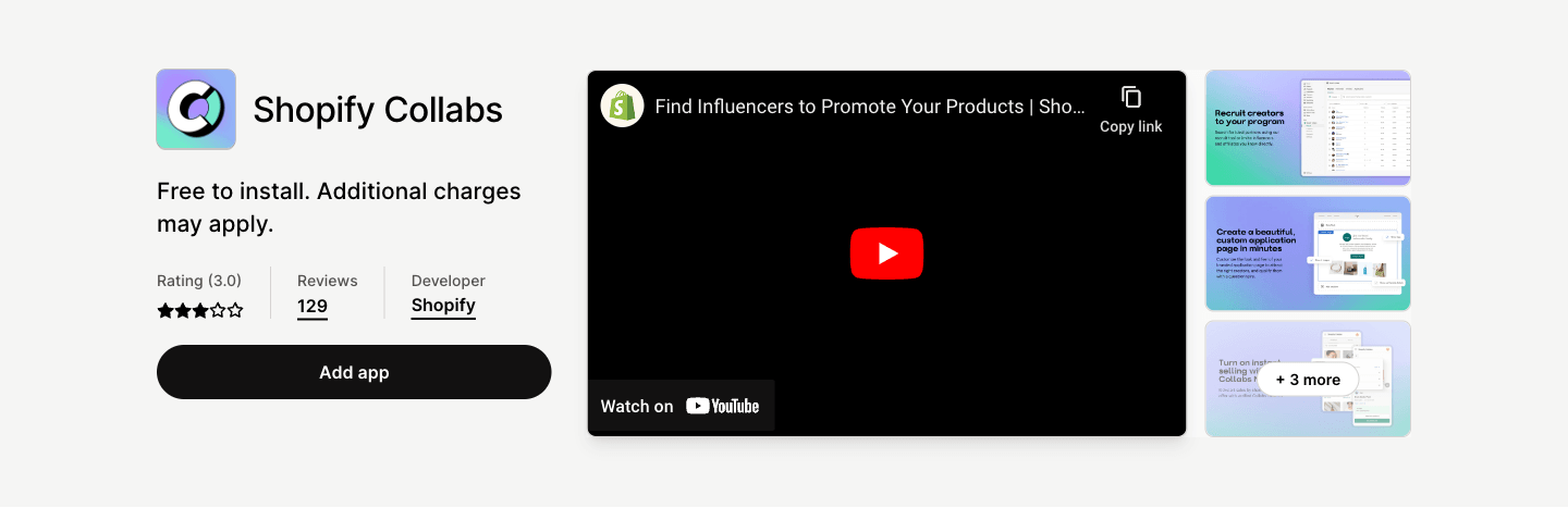 Collaborate with creators &amp; influencers to promote your products and drive sales