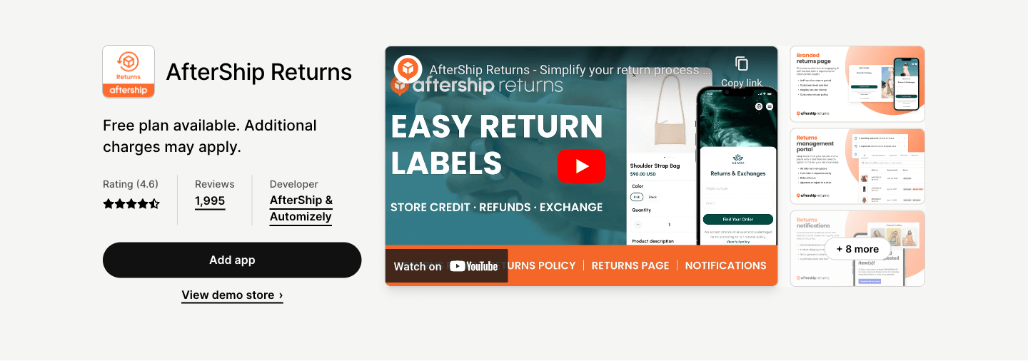 Automated returns solution for brands to save time and recapture revenue on returns
