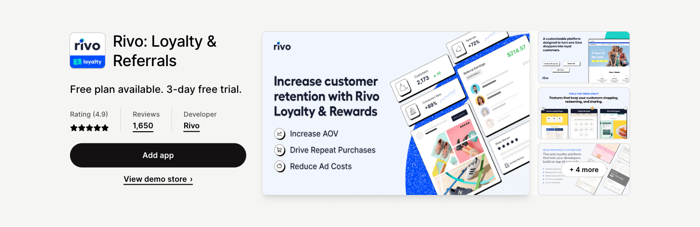 Fully-customizable Loyalty &amp; Referrals. Built for fast-growing brands. Build on our open platform.